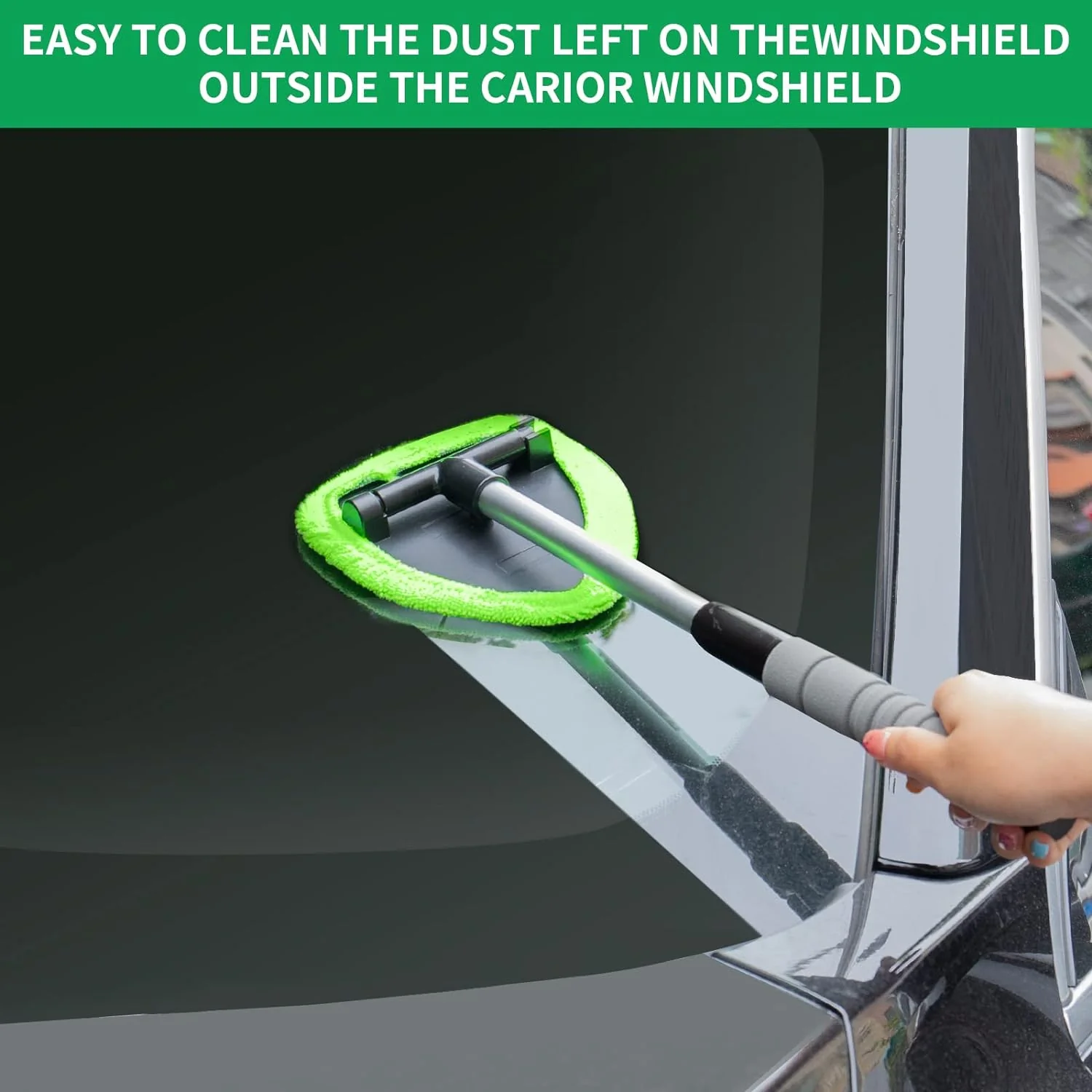 🔥Microfiber Car Windshield Cleaning Tool with Extendable Handle - Image 8
