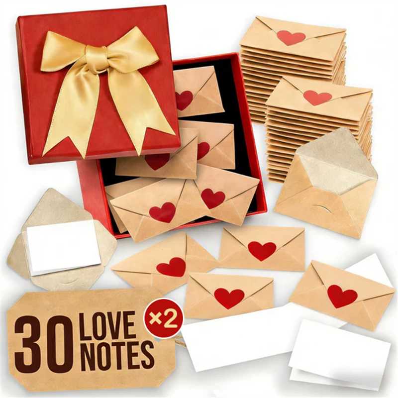 💖🌹DIY Love Notes Box – Mini Blank Cards & Envelopes ✨💖 - Image 8