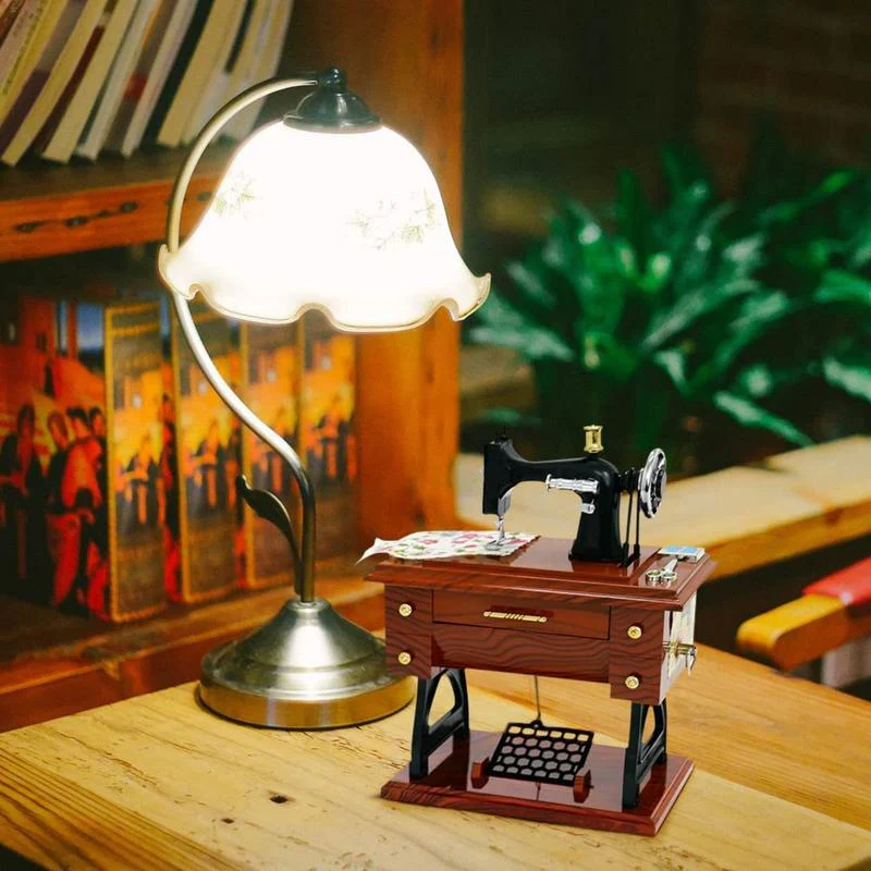🪗Time Limit Sale 50% OFF - Wood Mini Sewing Machine Music Box - Image 5