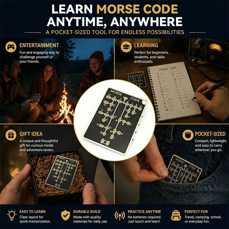 🔥Last Day 49% Off - 📟 Morse Code Trainer Card Pro (LED Edition) - Image 4