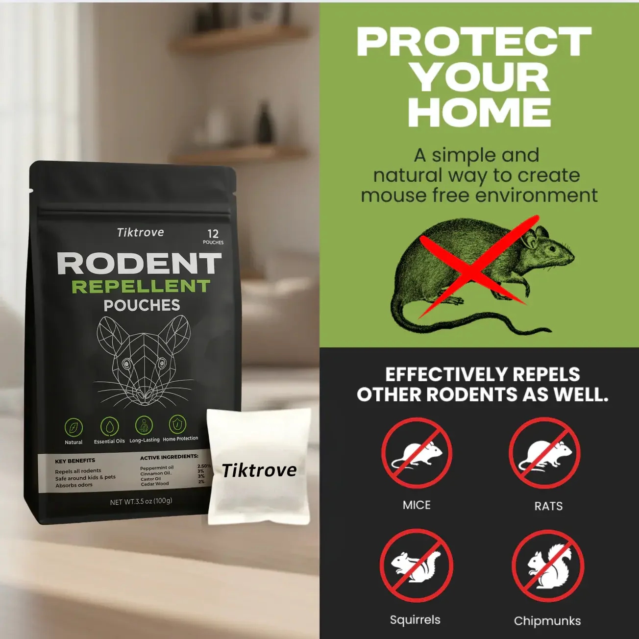 Rodent Repellent Pouches - Image 2