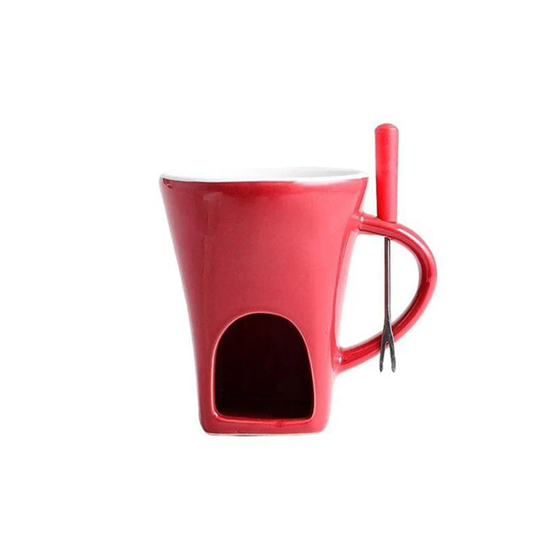 Multi-Functional Ceramic Fondue Mug - Image 5