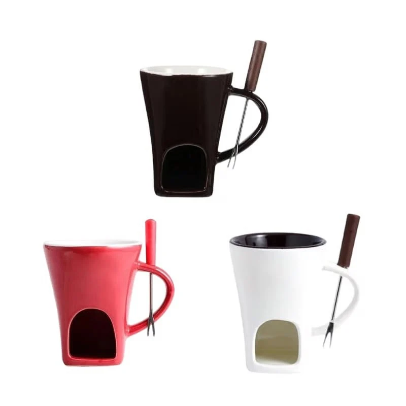 Multi-Functional Ceramic Fondue Mug - Image 8