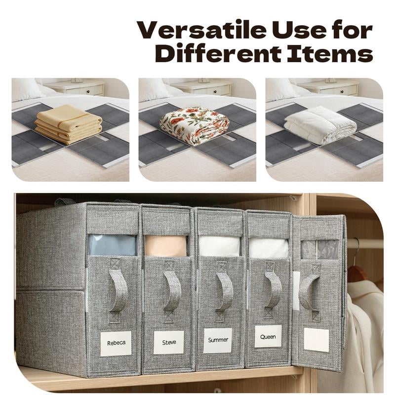 Multi-Use Storage Bags Dustproof Organizer For Bedding Quilts Blankets - Image 4