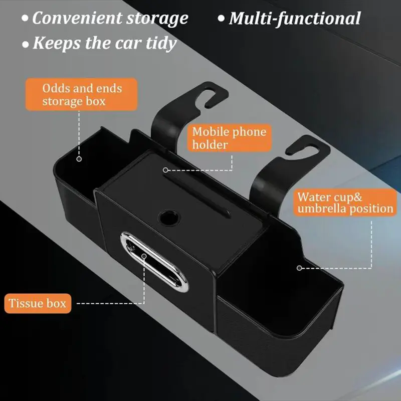 Multifunctional Car Back Seat Storage Organizer - Image 2