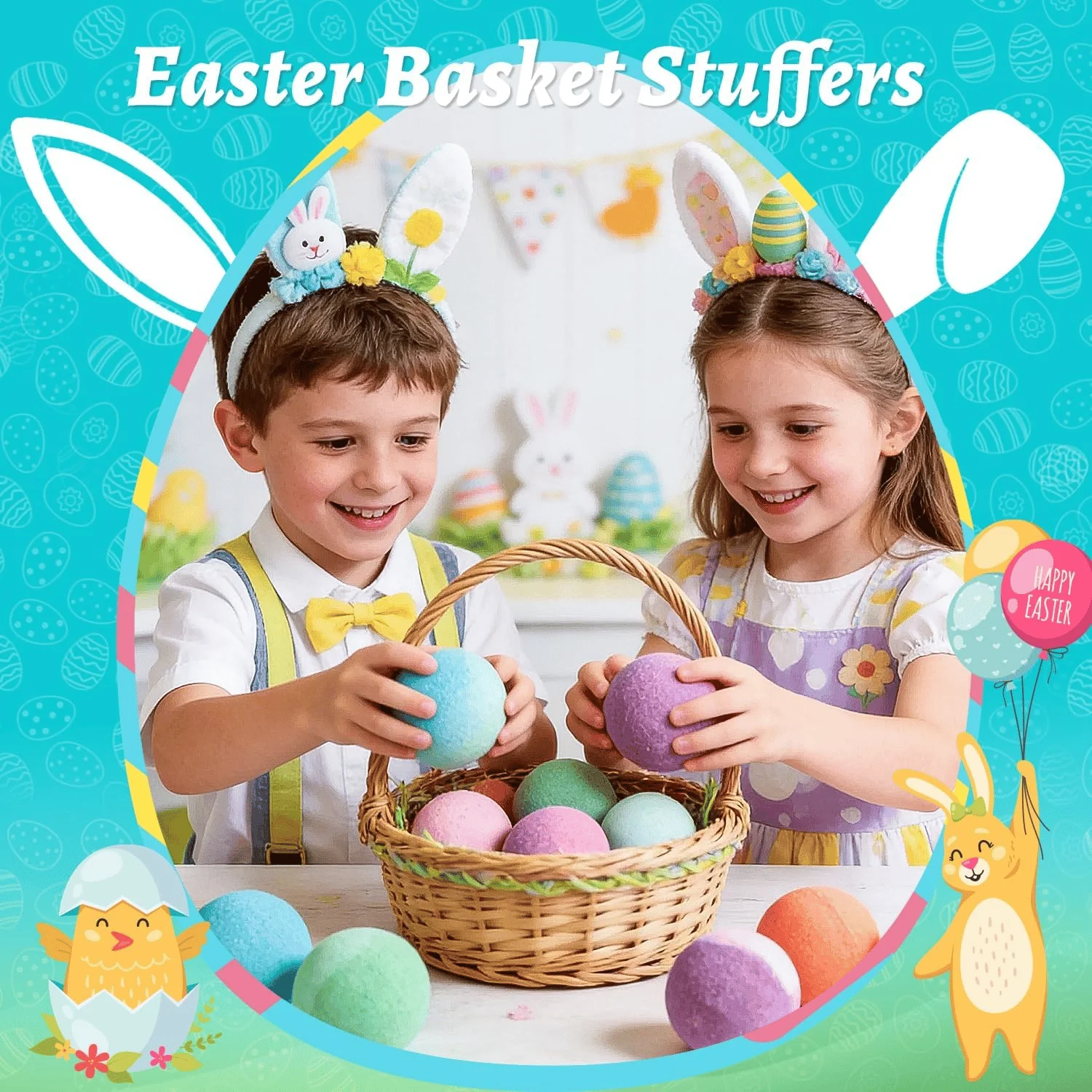 🔥🛁 Natural Bath Bombs for Kids with Mega Bubbles & Surprise Inside 🥚✨12 pcs[1 Box] - Image 10