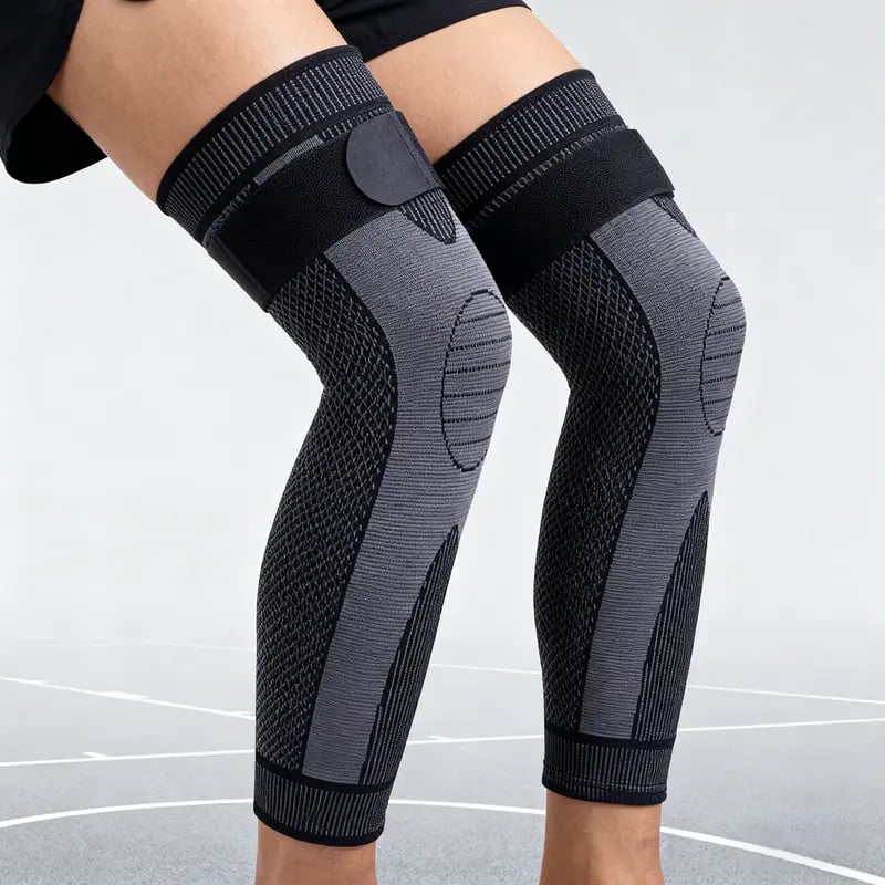 🔥Hot Sale🔥Warm Knee & Leg Sleeve | Non-Slip Long Cotton Sleeve for Fall/Winter（1 set 2 pcs） - Image 2