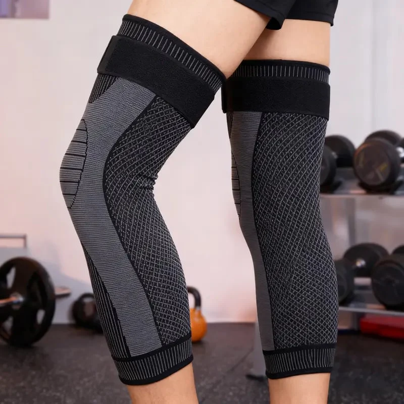 🔥Hot Sale🔥Warm Knee & Leg Sleeve | Non-Slip Long Cotton Sleeve for Fall/Winter（1 set 2 pcs） - Image 9
