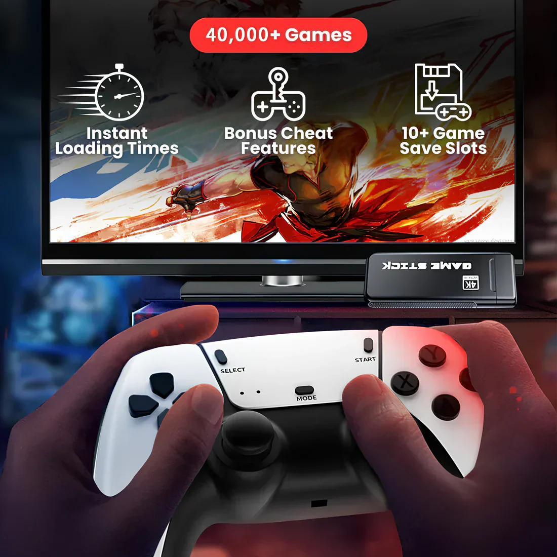 Tiktrove  - [ 40,000+ NOSTALGIC GAMES + 2 FREE CONTROLLERS ] - Image 3