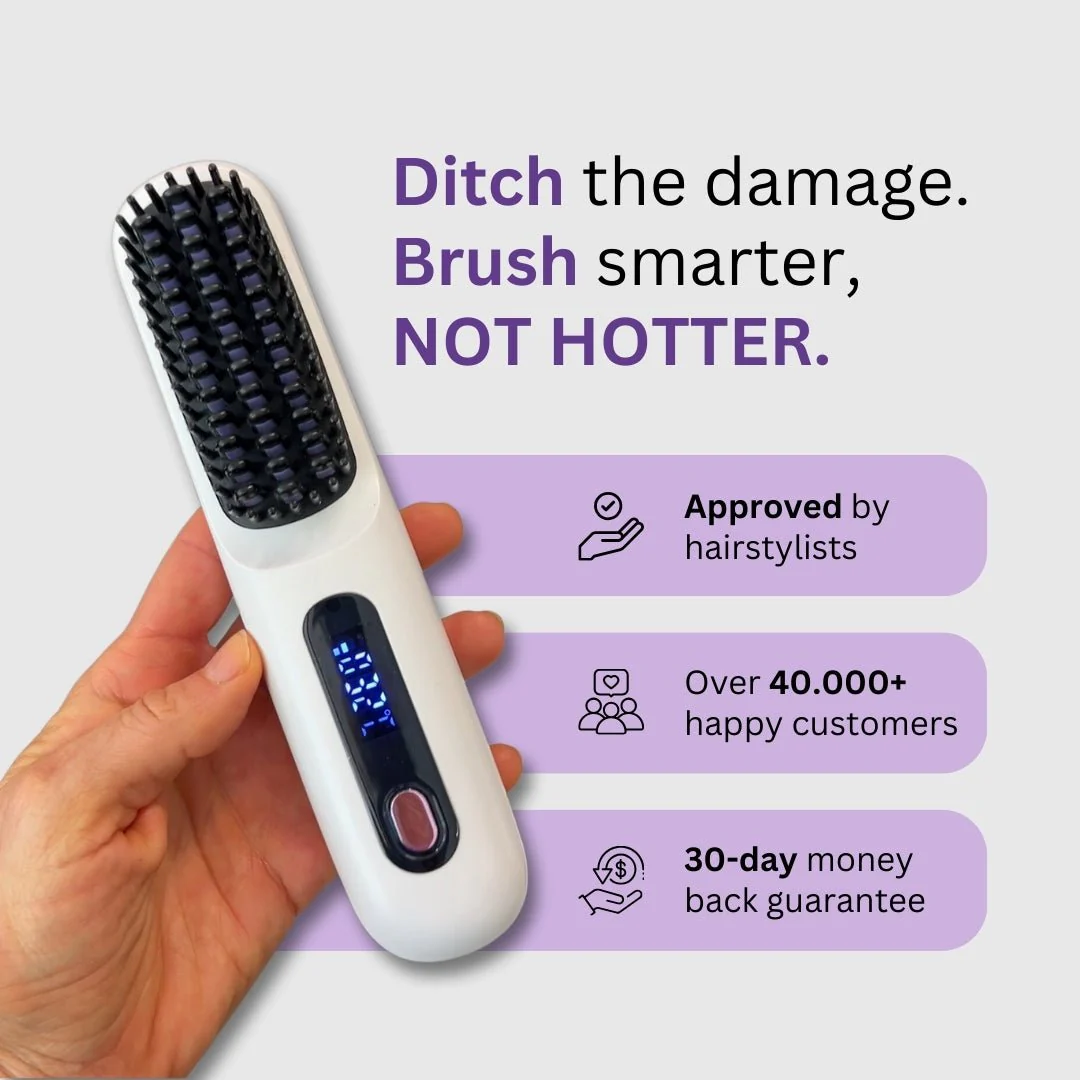 Portable Straightener Brush - GoBrush PRO - Image 7
