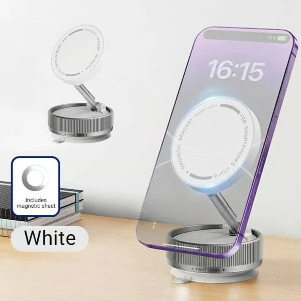 One-Step Lock Magnetic Vacuum Phone Mount - Image 2