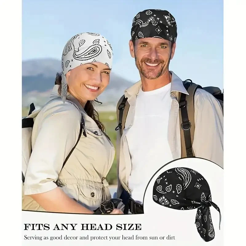 Paisley Cooling Headscarf Cap - Image 2
