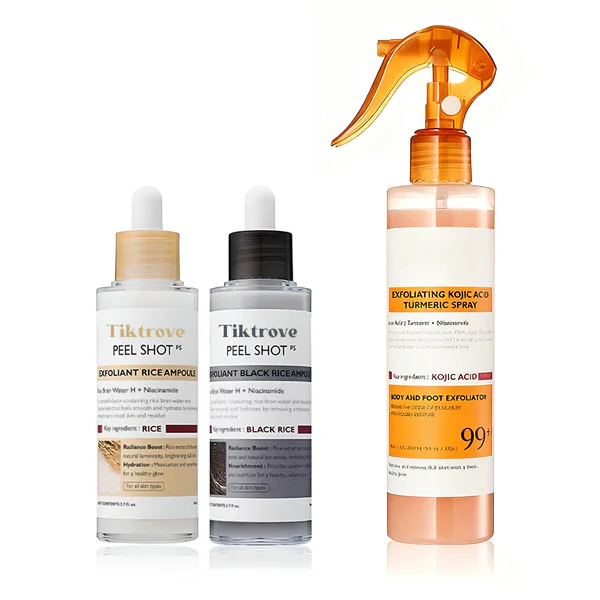 Tiktrove Peel Shot - Kojic + Turmeric Body Peel Spray - Image 5