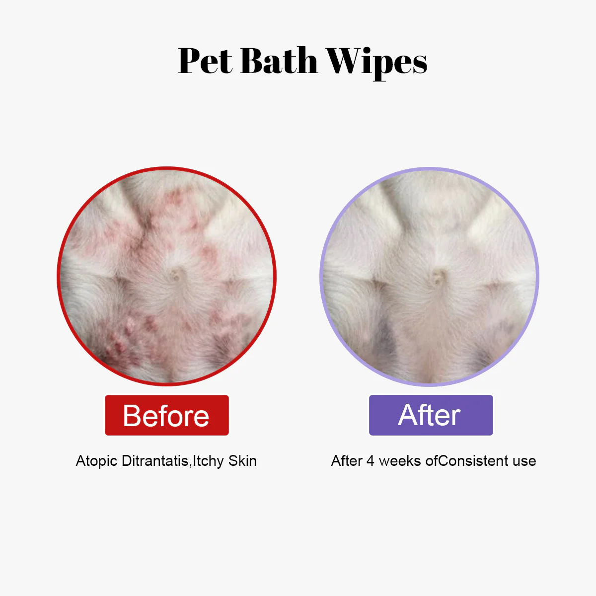 Pet Cleaning Glove Wipes: No-Rinse Waterless Bath (20 Pack) - Image 5