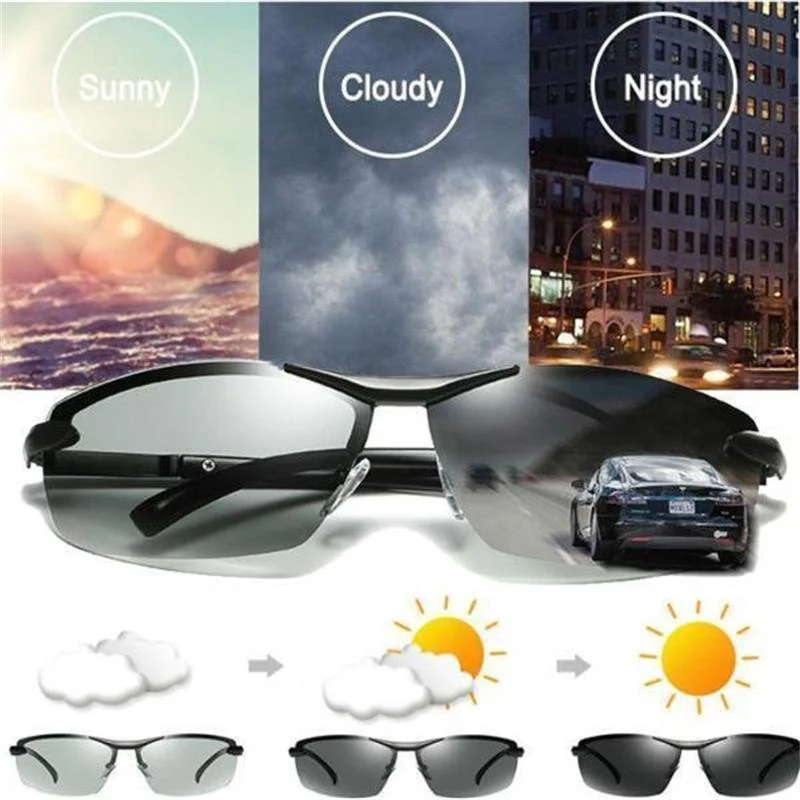 🔥2026 Photochromic Sunglasses with Anti-glare Polarized Lens - Image 2