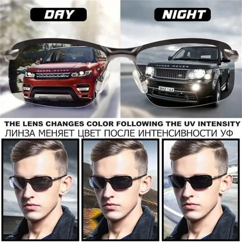 🔥2026 Photochromic Sunglasses with Anti-glare Polarized Lens - Image 3