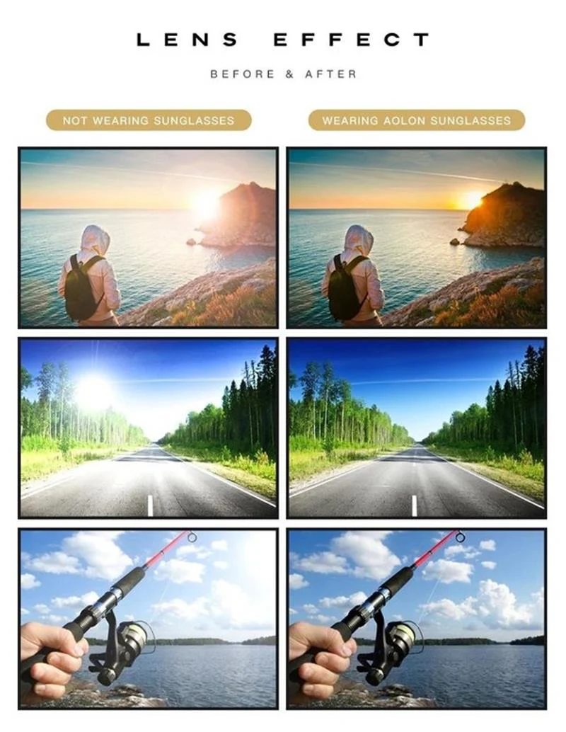 🔥2026 Photochromic Sunglasses with Anti-glare Polarized Lens - Image 4