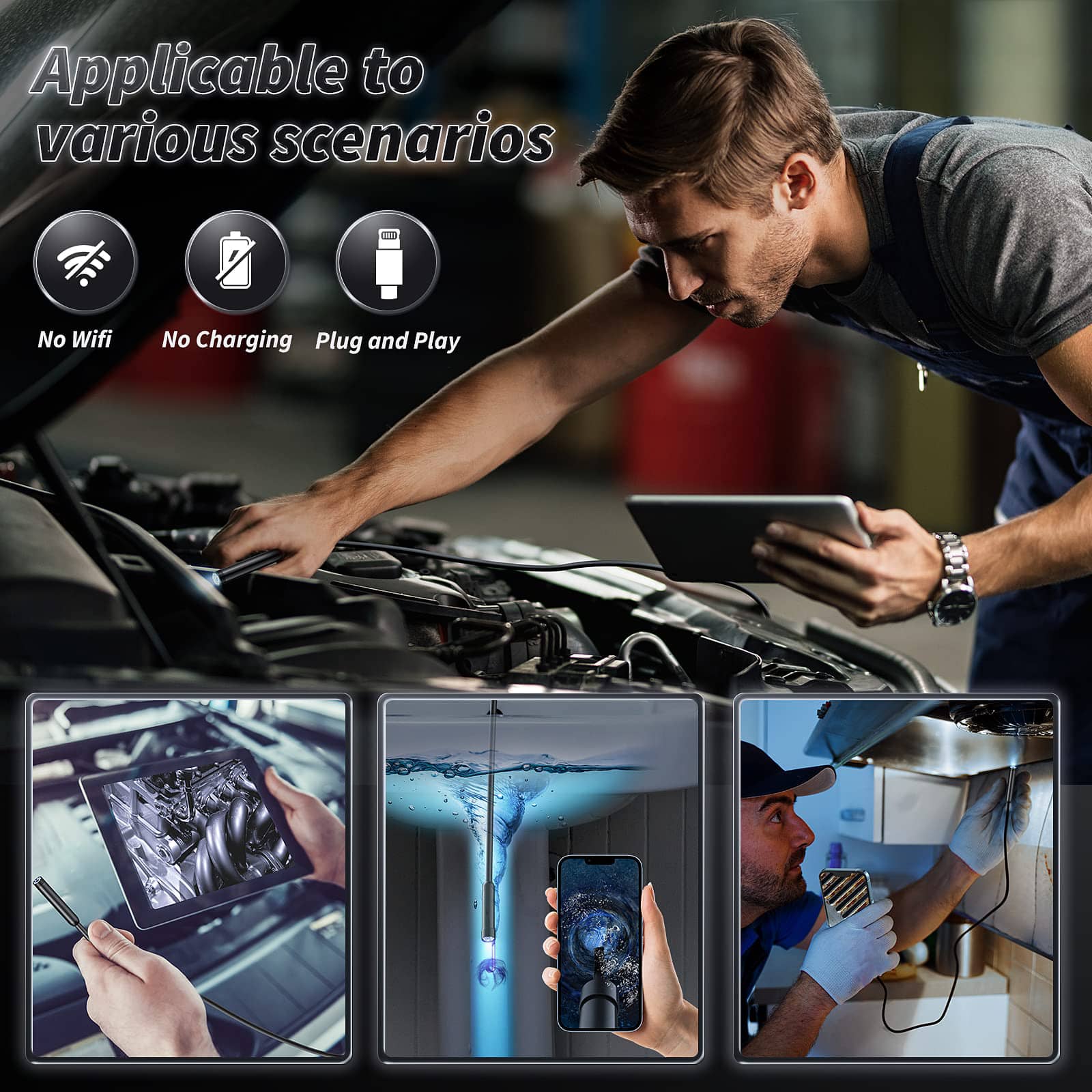 🔎 Plug-and-Play Endoscope Camera - Image 7