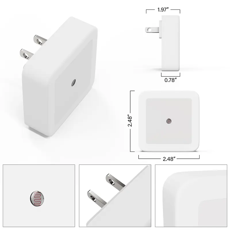 🔥Night Lights Plug into Wall 6-Pack, Plug in Night Light, Dusk to Dawn Nightlight Led Night Lights✨ - Image 5