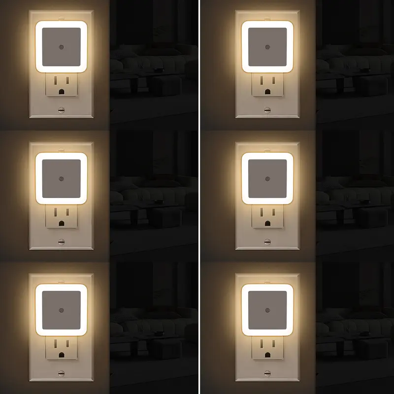 🔥Night Lights Plug into Wall 6-Pack, Plug in Night Light, Dusk to Dawn Nightlight Led Night Lights✨ - Image 6