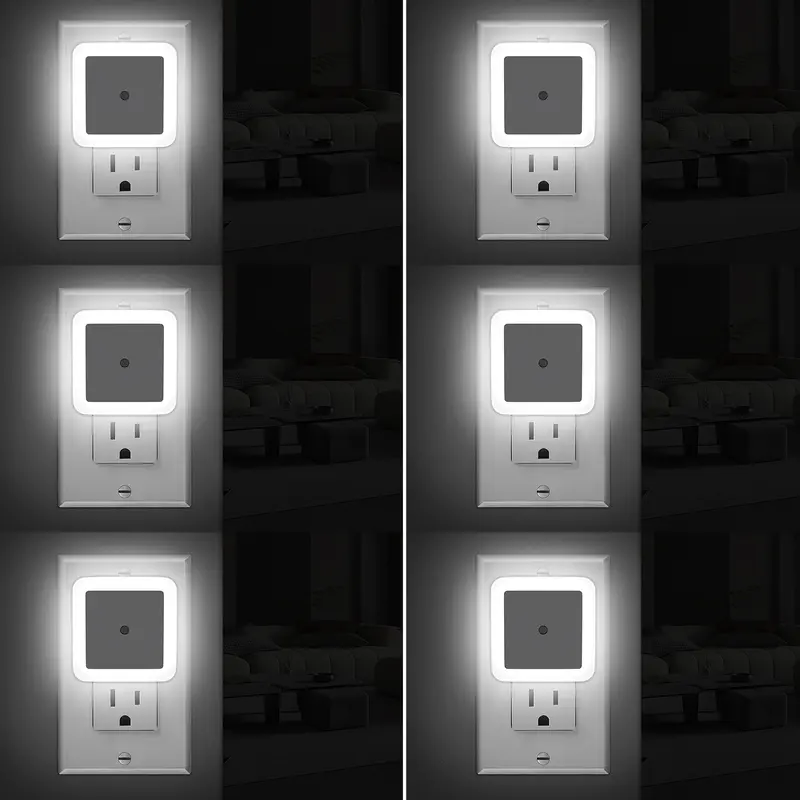 🔥Night Lights Plug into Wall 6-Pack, Plug in Night Light, Dusk to Dawn Nightlight Led Night Lights✨ - Image 7