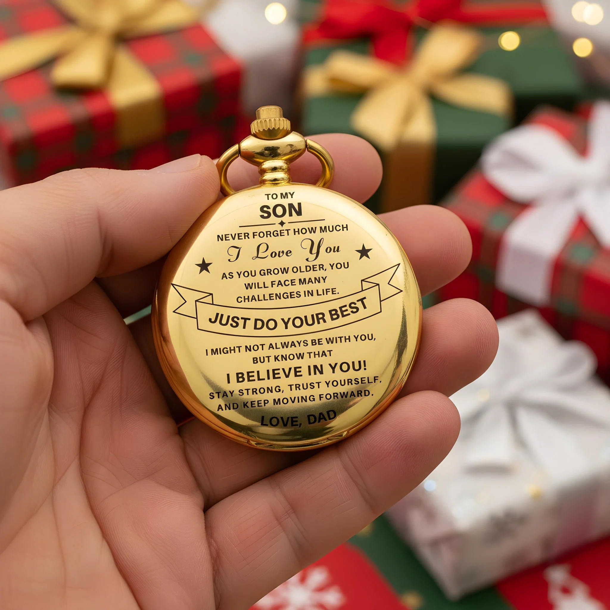 To My Son / From Dad - Luxury Vintage Pocket Watch Gift - Image 4