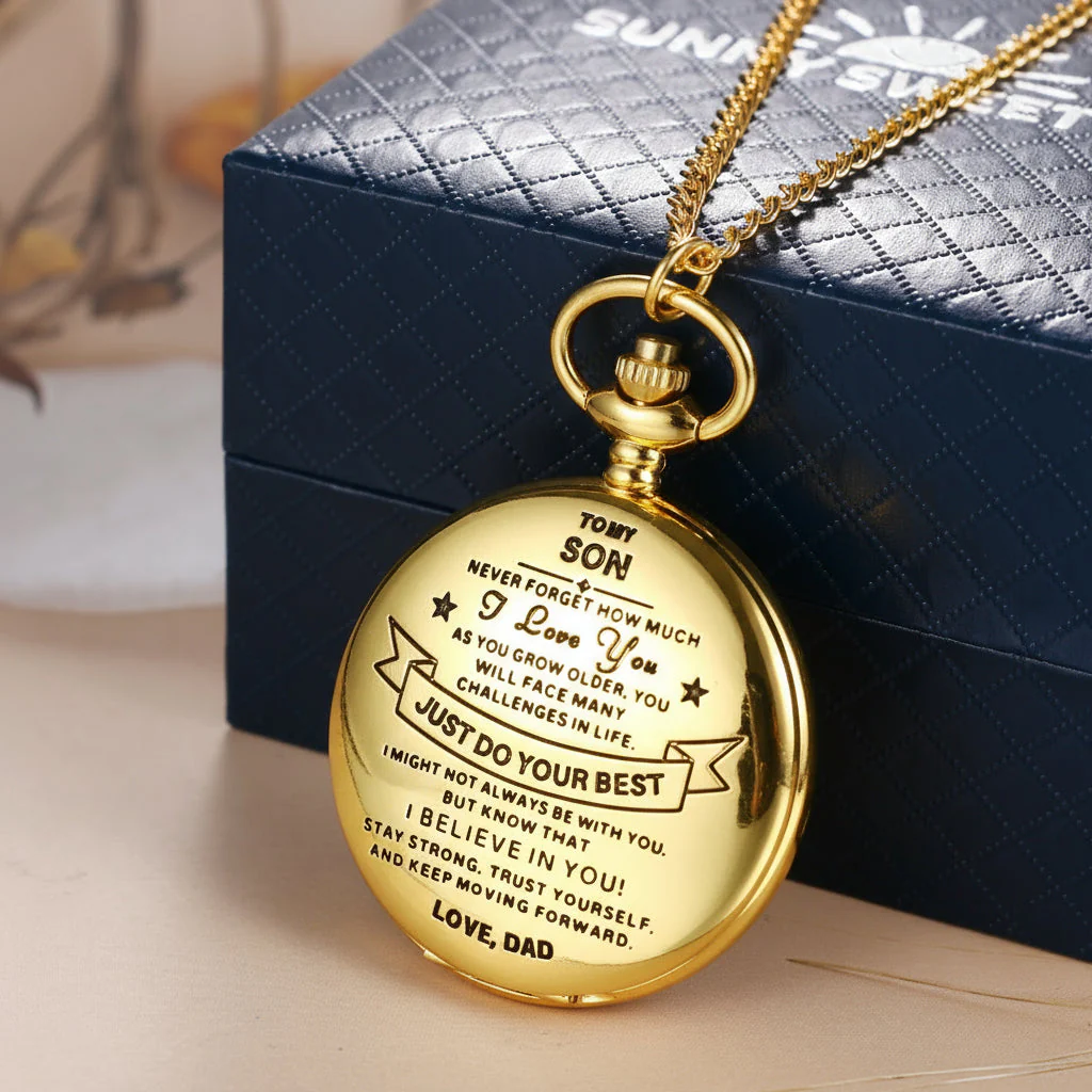 To My Son / From Dad - Luxury Vintage Pocket Watch Gift - Image 8
