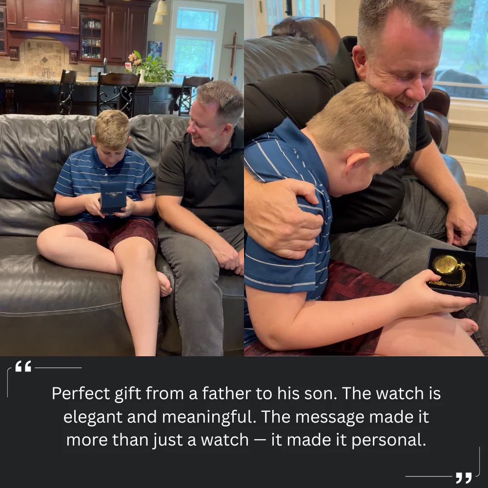 To My Son / From Dad - Luxury Vintage Pocket Watch Gift - Image 9