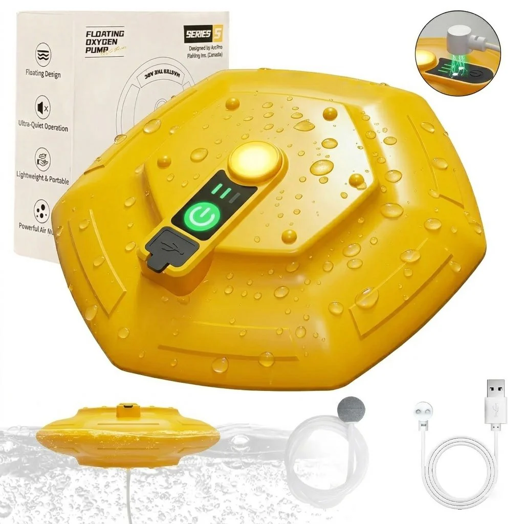 🎁🔥Portable Bait Aerator Pump, Floating Oxygen Bubbler with Rechargeable Battery - Image 9