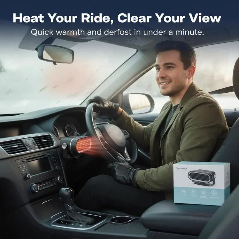 2-in-1 Portable Car Heater with 360° Rotation - Image 7