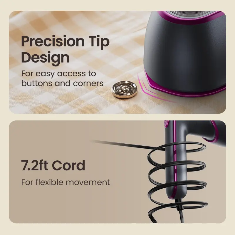 Portable Steam Iron & Clothes Steame - Image 2