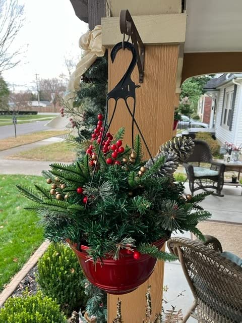 Pre-lit Artificial Christmas Tree Urn Filler ~ Weatherproof sparkle for entryways and patios. - Image 4