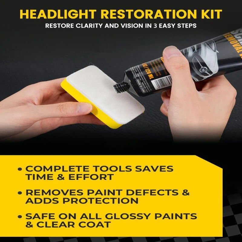Premium Car Scratch Removal Wax, 2026 Scratch Repair Paste Kit for Vehicles, Includes Wipe & Sponge - Image 3