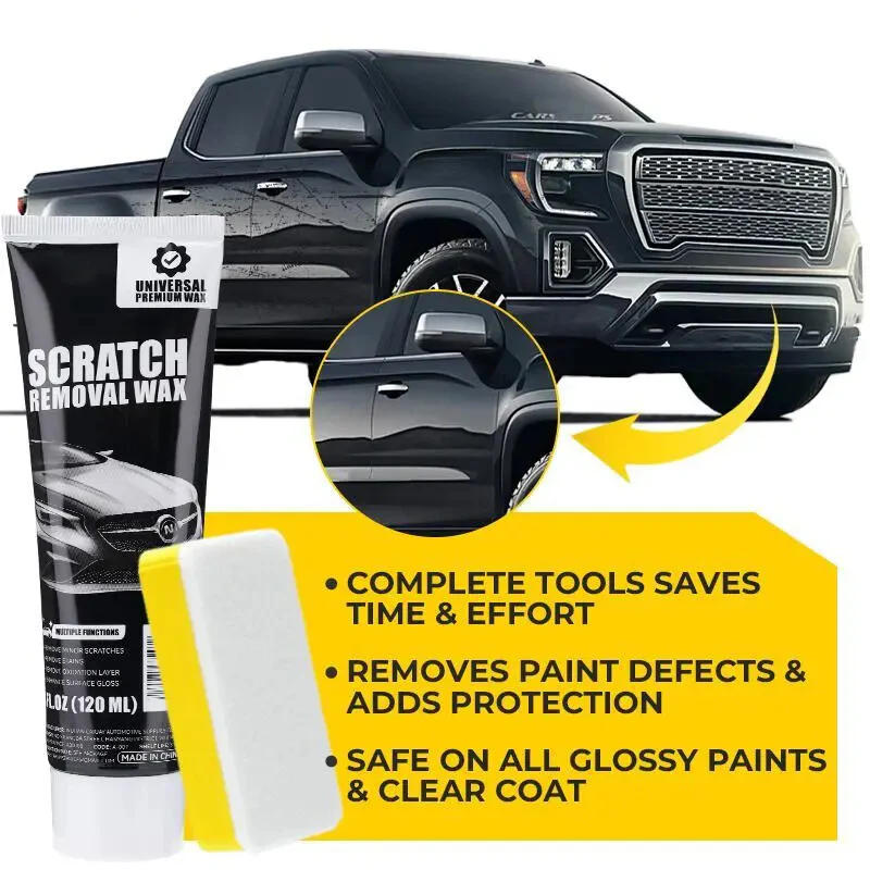 Premium Car Scratch Removal Wax, 2026 Scratch Repair Paste Kit for Vehicles, Includes Wipe & Sponge - Image 4