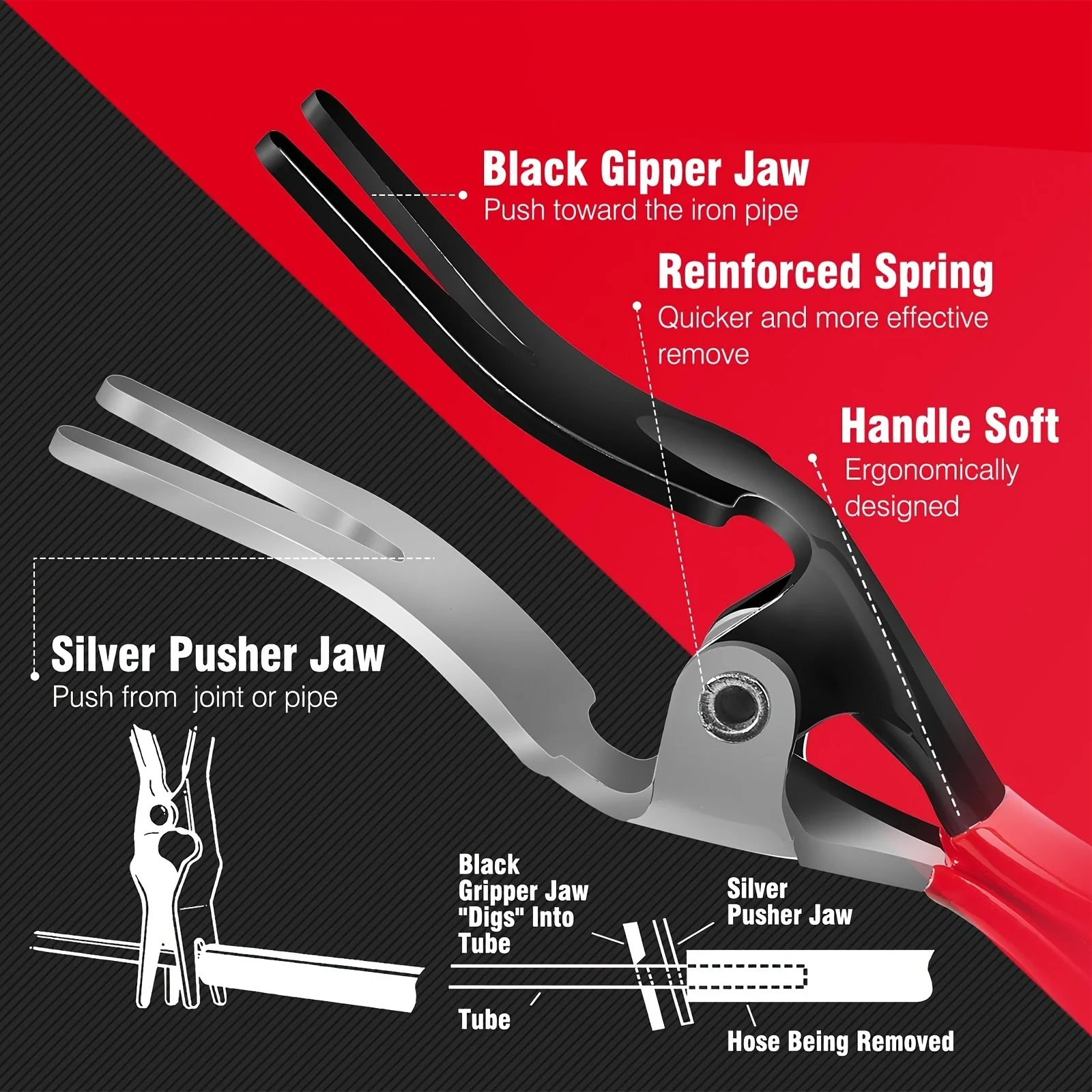🔧 4-Piece Hose Clamp Pliers Set – Professional Automotive Repair Tools - Image 7