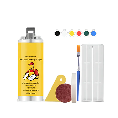 🔥🔧Quick-Drying Tile Repair Glue - Complete Tool Kit for DIY – Fix Cracks Permanently in Minutes!✨ - Image 2