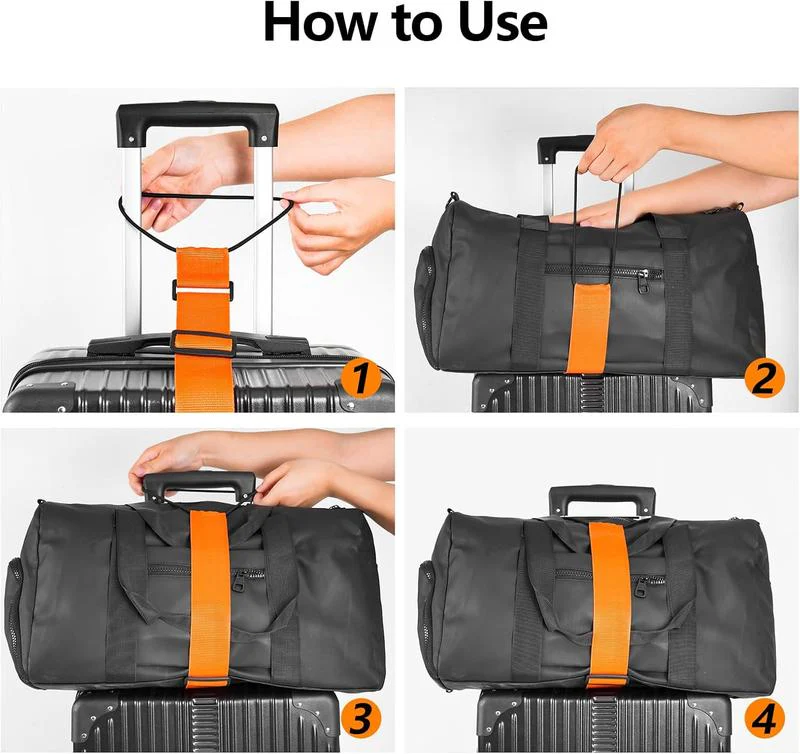 💥Multi Use Strong Adjustable Luggage Connector Straps（1 Set 4 Pcs ）💥 - Image 5