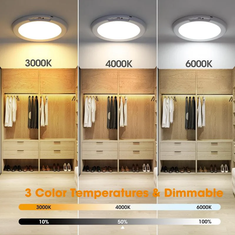 🔥Rechargeable Motion Sensor Ceiling Light with Remote - Image 5