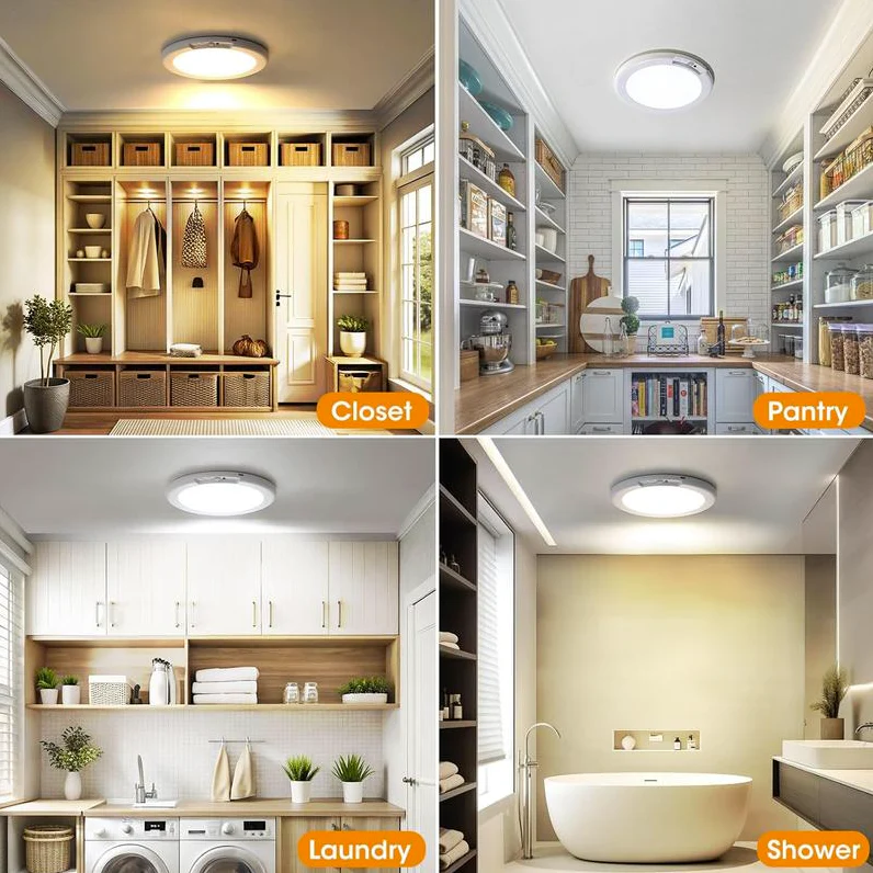 🔥Rechargeable Motion Sensor Ceiling Light with Remote - Image 6