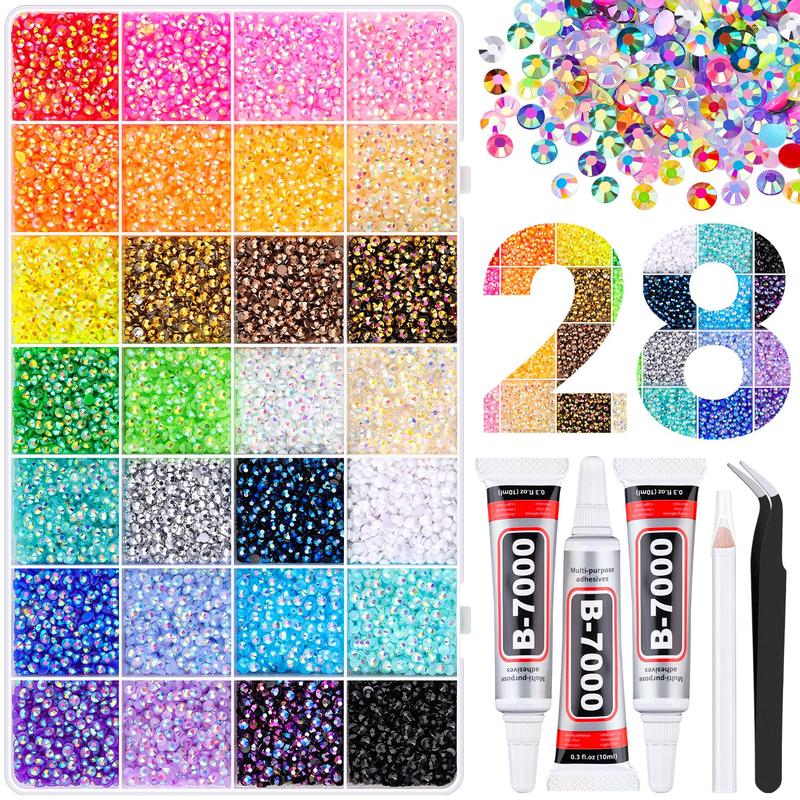🔥Resin Jelly Rhinestones for Crafting Multicolor 3mm Flatback Gems💎 - Image 6