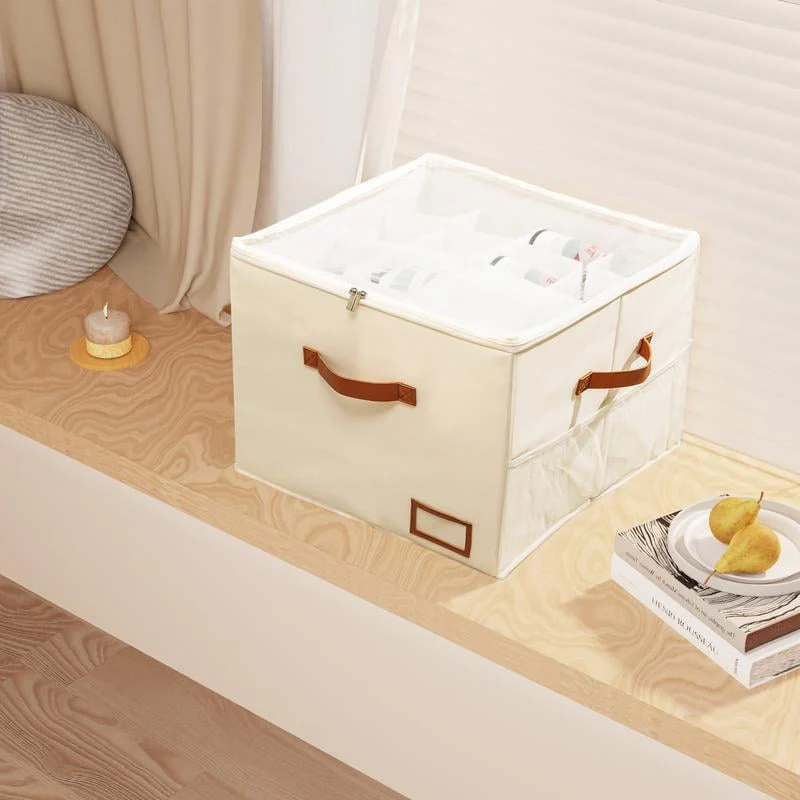 👟Shoe Organizer for Closet, Fabric Shoe Storage Boxes with Clear Cover, Storage, Foldable Space-saving Storage Container Bins🔥 - Image 4