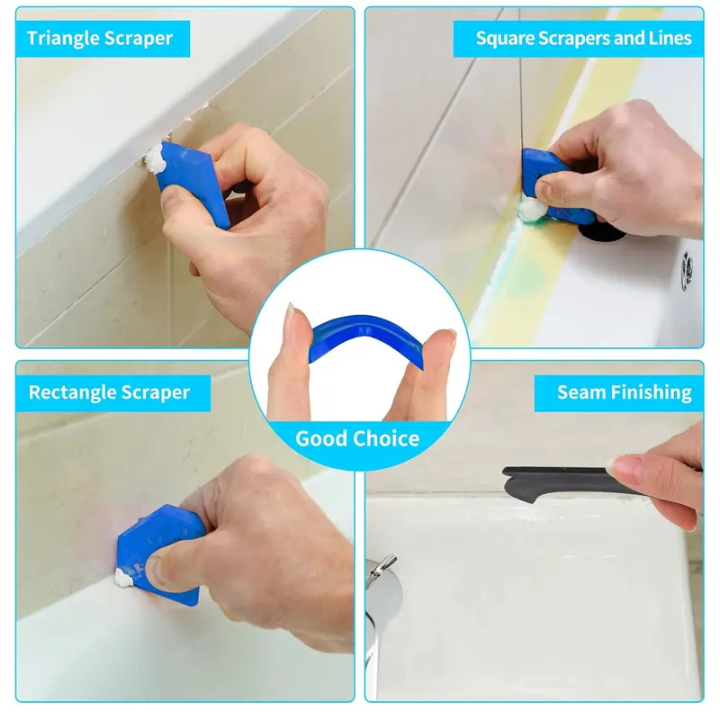 11Pcs Silicone Caulking Tools 3 in1 Grout Removal Tool - Image 7
