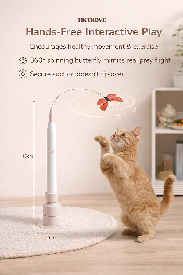 Smart Butterfly Cat Toy — Automatic Teaser for Active Cats 🐾 - Image 3
