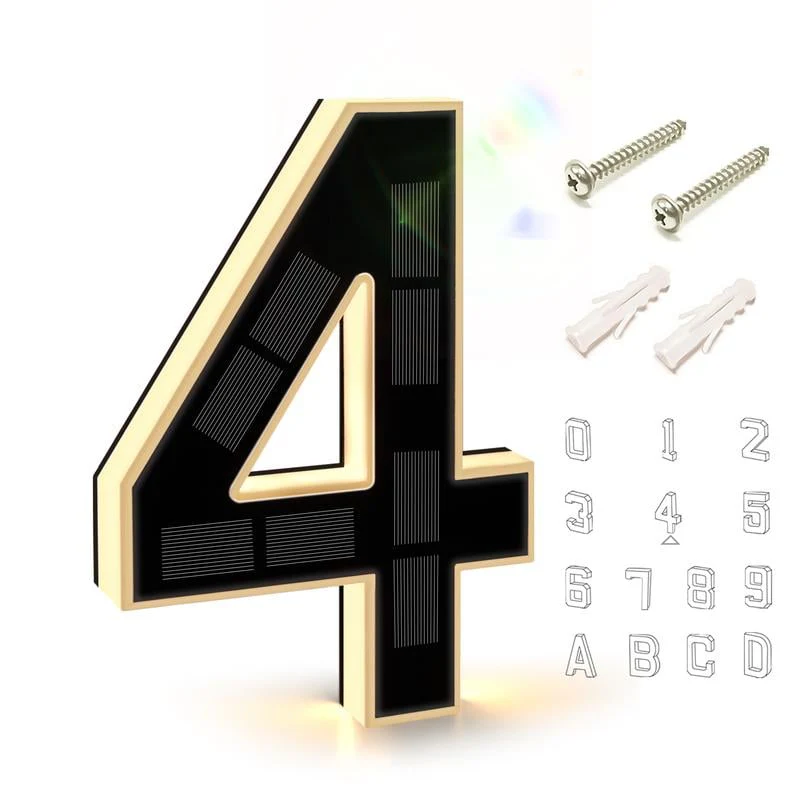 Lighted House Numbers for Outside - Image 20
