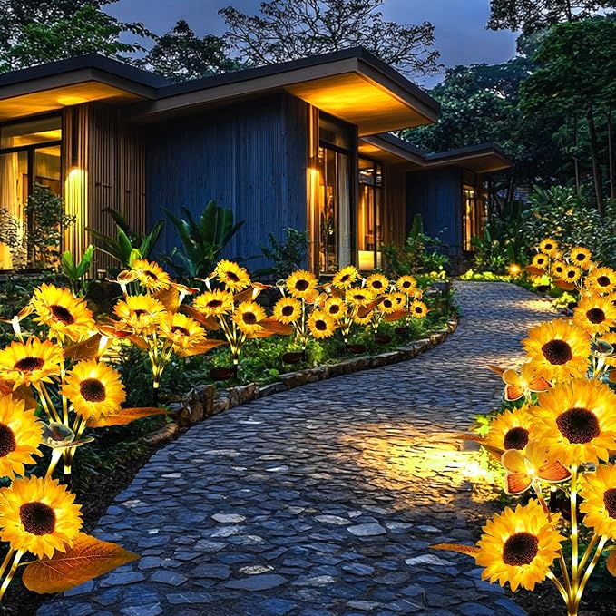 🌻Mother's Day Sale 49% OFF- 🌞Solar LED Sunflower Garden Lights-29.6inch/74cm - Image 14