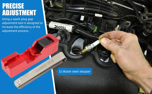 🔥LAST DAY 49% OFF - 🛠️Spark Plug Gap Tool with Feeler Gauge - Image 3