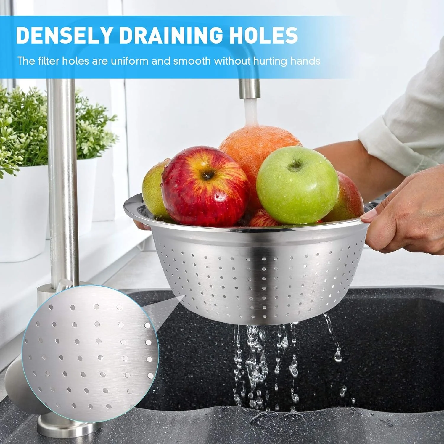 Stainless Steel Grater with Drain Basket🥕🥗 - Image 7