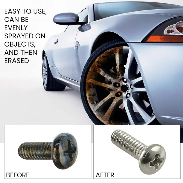 🔥🔥Stainless Steel Plating Rust Remover, Multi-purpose Rust Car Paint, Car Rust Paint - Image 4
