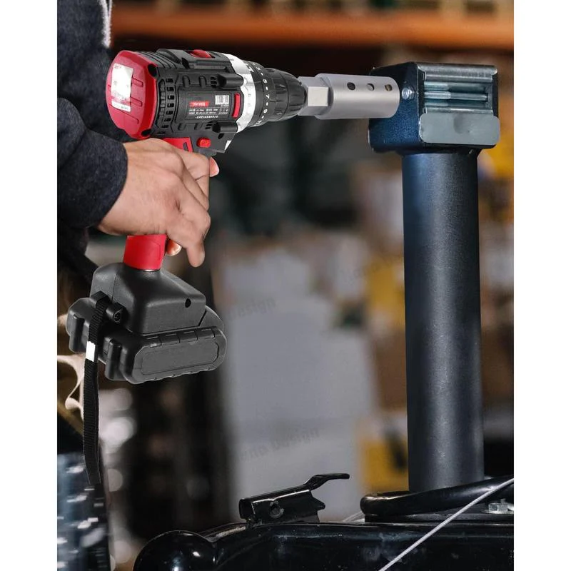 Stainless Steel Trailer Jack Electric Drill Adapter - Image 5