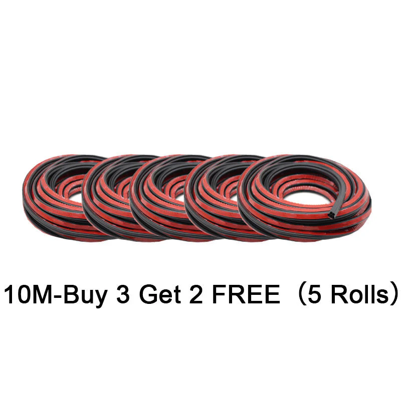 Car Noise Reduction Dust-proof Rubber Seal Strip - Image 2